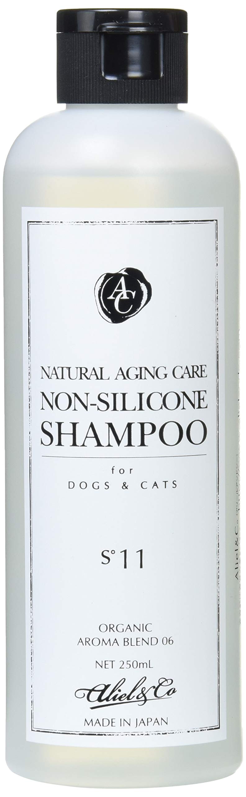 【Aliel&C。】ナチュラルエイジングケアシャンプー S11 (250ml)|フラーレン配合・美容液で洗うようなふんわり感